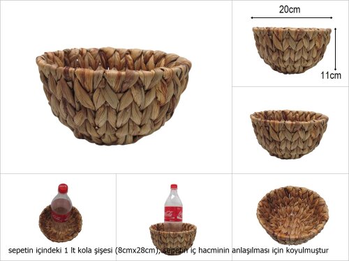 sd50055 yuvarlak no1 kase sepet - 