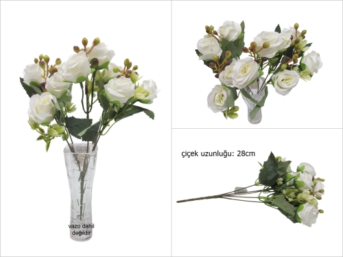 sd50061 beyaz gül demeti - 