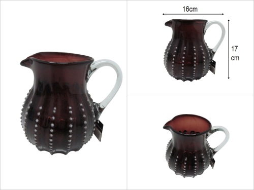 sd50162 dekoratif renkli üfleme cam sürahi - BU ÜRÜN SADECE MAĞAZADAN SATIŞ