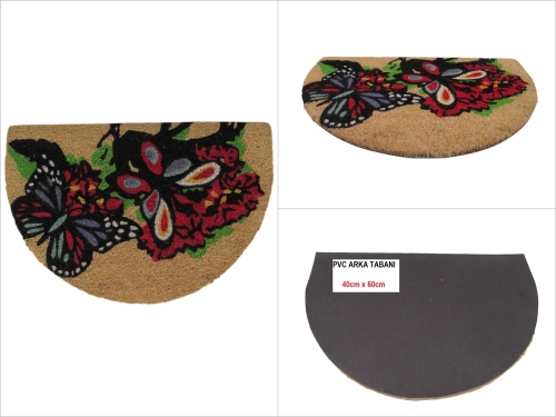 sd50181 pvc tabanlı D model koko kapı paspas 40cmx60cm - 