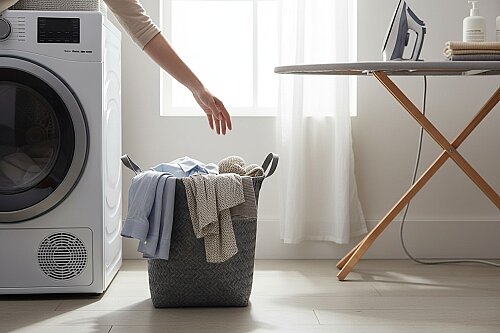 sd50223 dekoratif yuvarlak derin no2 suni deri kulplu pvc örme sepet - (1)