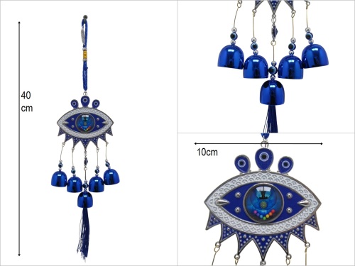 sd50310 dekoratif metal rüzgar çanı - 