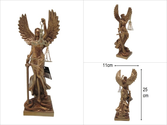 sd50328 kanatlı adalet heykeli biblo themis - 1