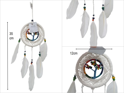sd50394 düş kapanı (dream catcher) 12cm çap hayat ağacı - 