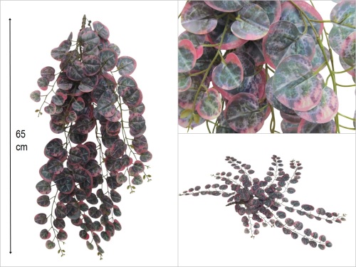 sd50554 dekoratif yapay kalp kalbe karşı çiçeği - 