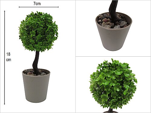 sd50603 dekoratif plastik sasılı yapay mini top ağaç - 