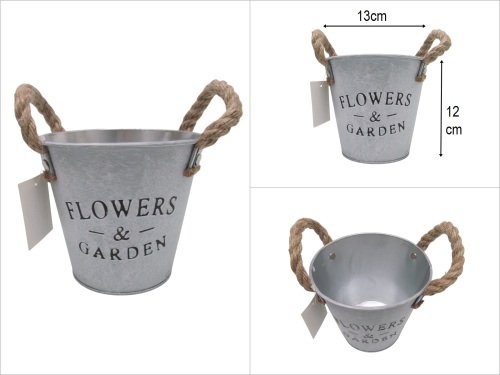 sd50627 halatlı metal saksı no2 - 