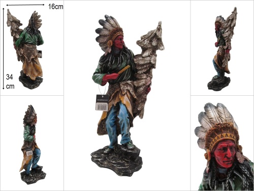 sd50647 dekoratif kızlderili şaman biblo - 