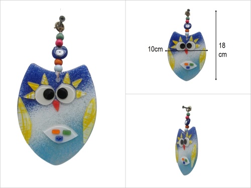 sd50676 fizyon cam baykuş nazar boncuğu - 