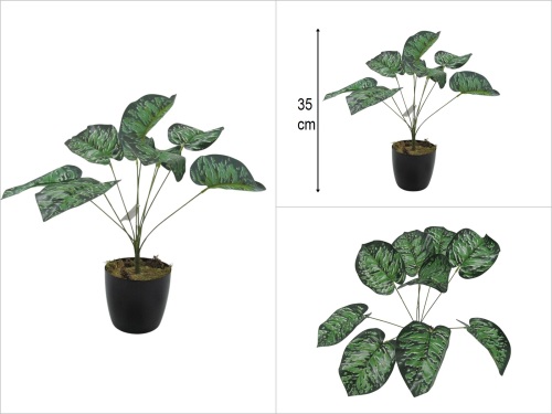 sd50708 plastik saksılı yapay çiçek - 