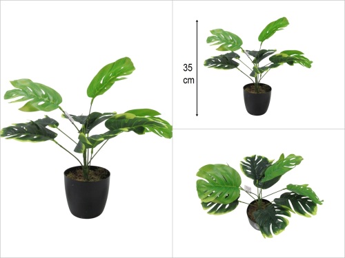 sd50715 plastik saksılı yapay çiçek - 