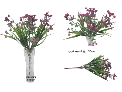 sd50725 eflatun plastik yapay çiçek - 