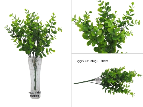 sd50730 yapay plastik şimşir çiçeği - 