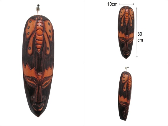 sd50765 dekoratif ahşap mask - 1