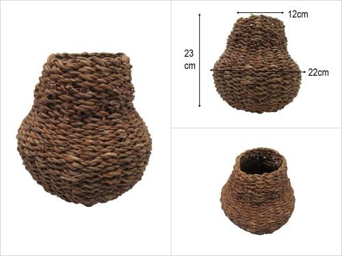 sd50789 dekoratif hasır vazo - 