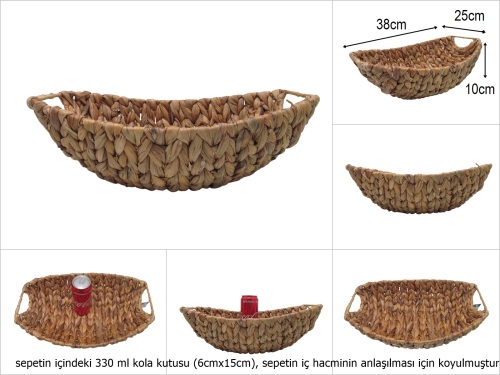 sd50839 no2 oval gondol hasır sepet - 