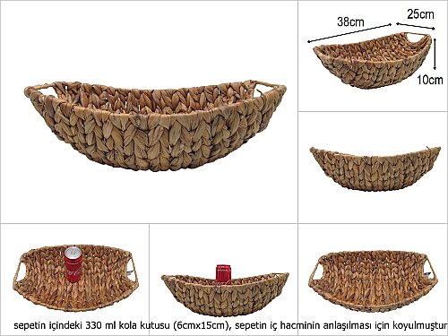sd50839 no2 oval gondol hasır sepet - 