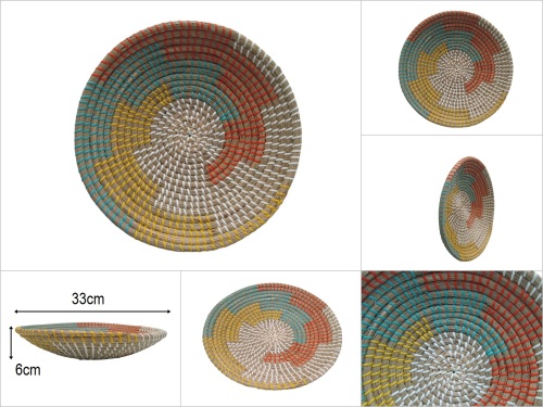 sd50861 hasır duvar tabağı sepeti - 
