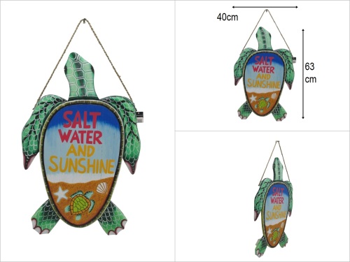 sd50880 ahşap kaplumbağa duvar panosu - 