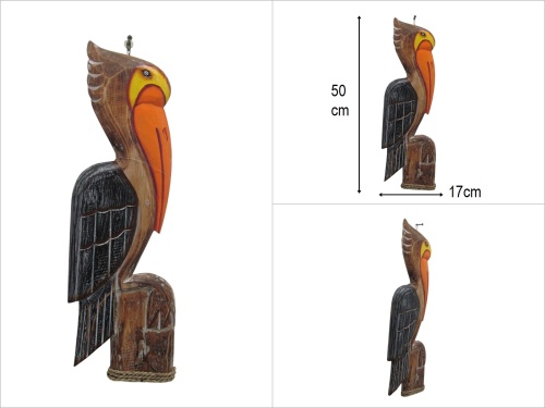 sd50887 no2 ahşap pelikan duvar panosu - 