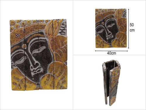 sd50890 katlanan ahşap buda duvar panosu - 