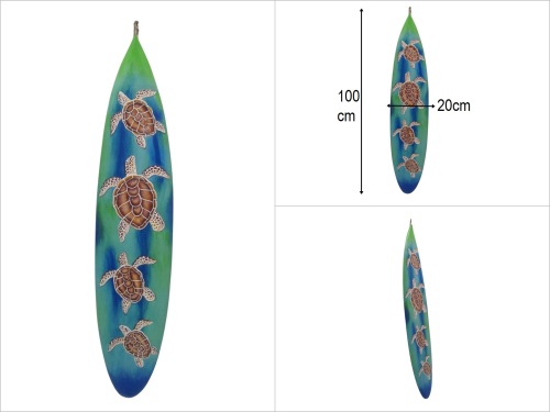 sd50894 ahşap kaplumbağalı duvar panosu - 