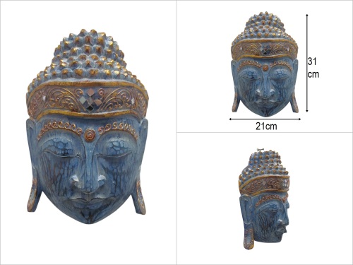 sd50920 ahşap buda mask - 