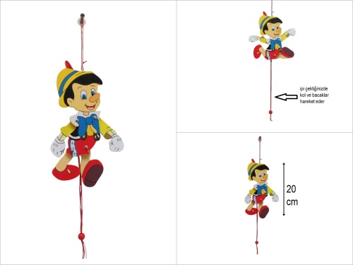 sd50925 ahşap pinokyo - 
