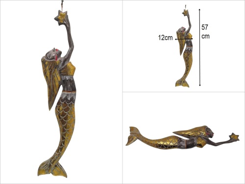 sd50948 ahşap deniz kızı - 