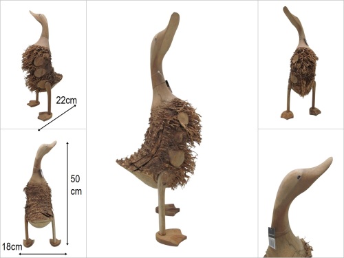 sd50959 ahşap bambu kökü ördek - 