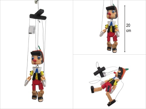 sd50967 ahşap pinokyo kukla - 