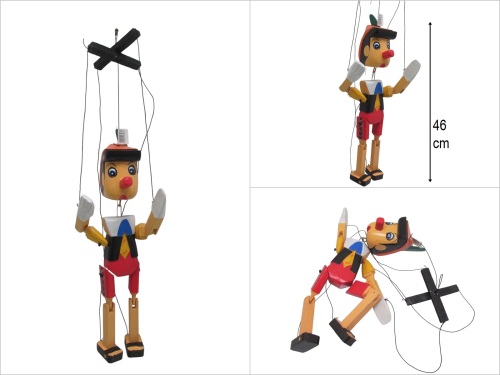 sd50969 ahşap pinokyo kukla - 