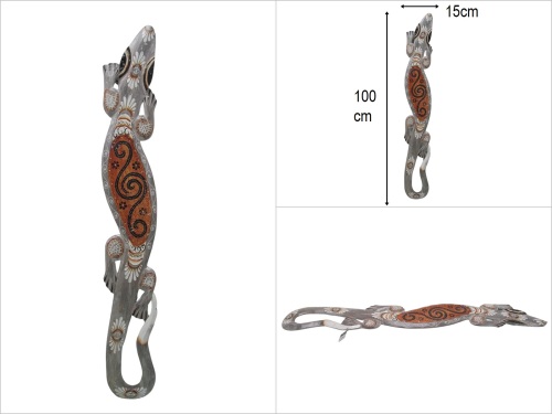 sd50971 ahşap kertenkele mask - 