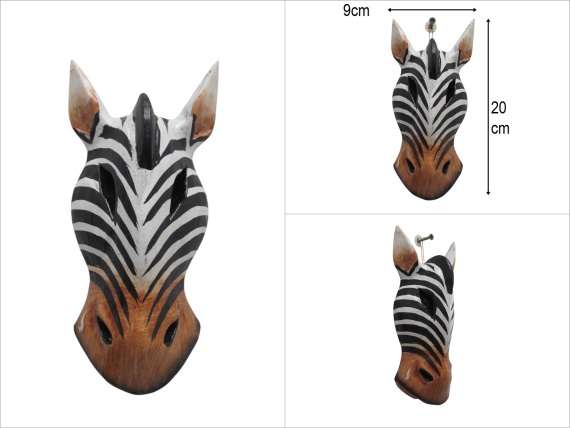 sd50987 ahşap zebra mask - 1
