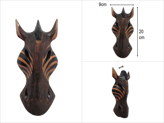 sd50990 ahşap hayvan mask - 1