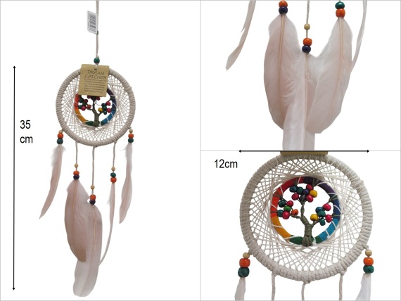 sd50999 hayat ağacı makrome dream catcher - 1