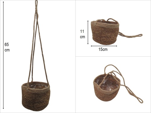 sd51032 hasır+tekstil makrome bej - 