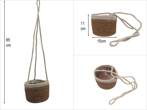 sd51034 hasır+tekstil makrome krem - 