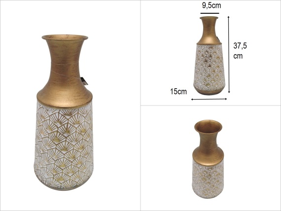 sd51064 dekoratif metal vazo - 1