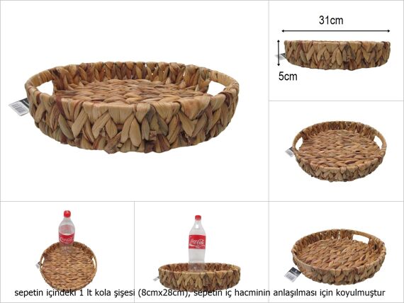 sd51071 no2 yuvarlak hasır tepsi - 1