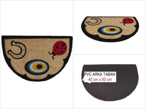sd51097 pvc tabanlı D model koko kapı paspas 40cmx60cm - 