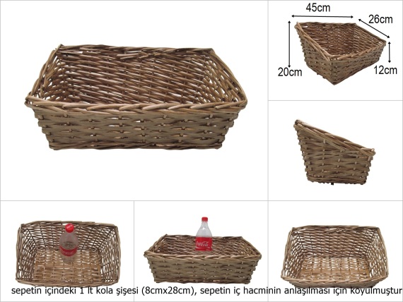 sd51281 önü alçak arkası yüksek no2 köşeli sepet - 1