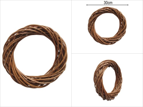 sd51286 yuvarlak söğüt çember yapay çiçek çelengi - 