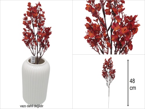 sd51341 dekoratif yapay güz çiçek dalı - 