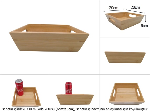 sd51368 kare bambu ekmeklik - 1