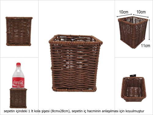 sd51371 pvc kare derin sepet - 