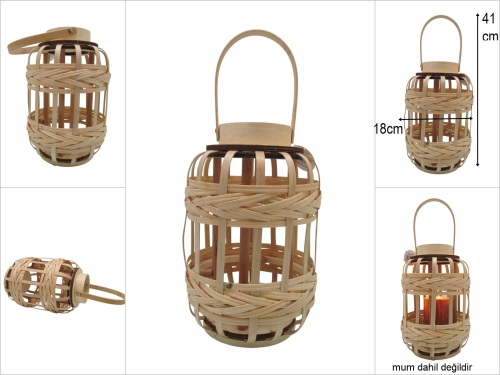 sd51372 dekoratif hasır fener - 
