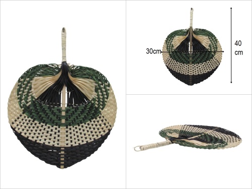 sd51375 dekoratif hasır duvar yelpazesi - 