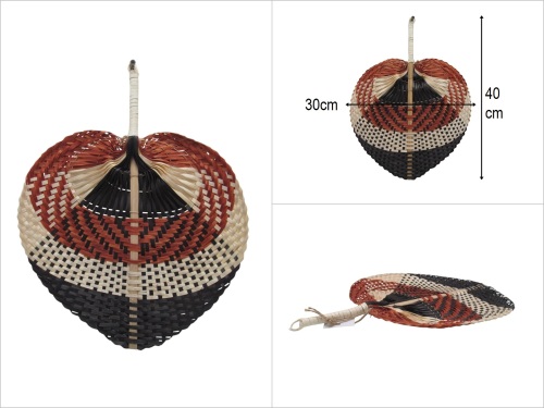 sd51376 dekoratif hasır duvar yelpazesi - 