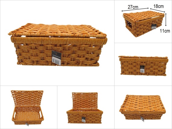 sd51377 dikdörtgen pvc rattan örme no1 kutu - 1